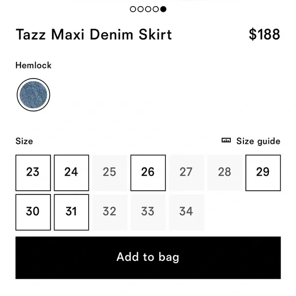 REFORMATION Tazz Maxi Denim Skirt - Picture 6 of 6